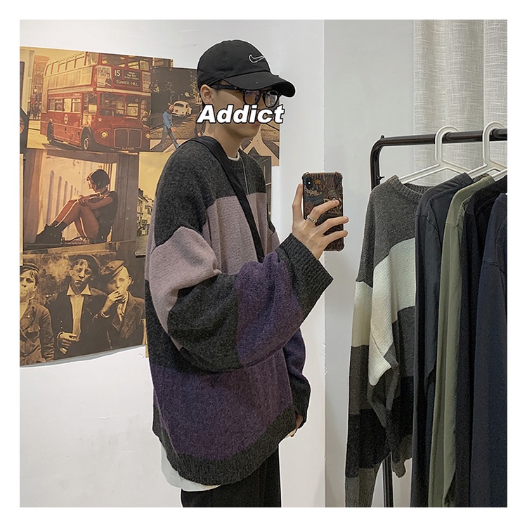 Áo sweater MISUDO Hà Nội Under form rộng Unisex nam nữ Big Size, Áo len sweater nam form rộng học sinh ulzzang công sở