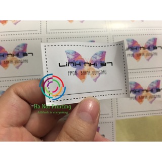 Combo 500 tem ghi mã vận đơn in tên shop theo yêu cầu
