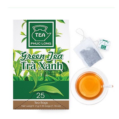 [Mã SRJULY1619 giảm 15K đơn 50K] Trà Xanh Túi Lọc - Phúc Long Coffee & Tea