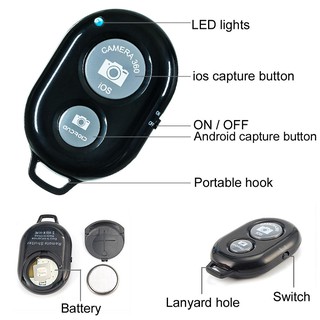 Remote Điều Khiển Chụp Ảnh Bằng Bluetooth Cho iOS Android