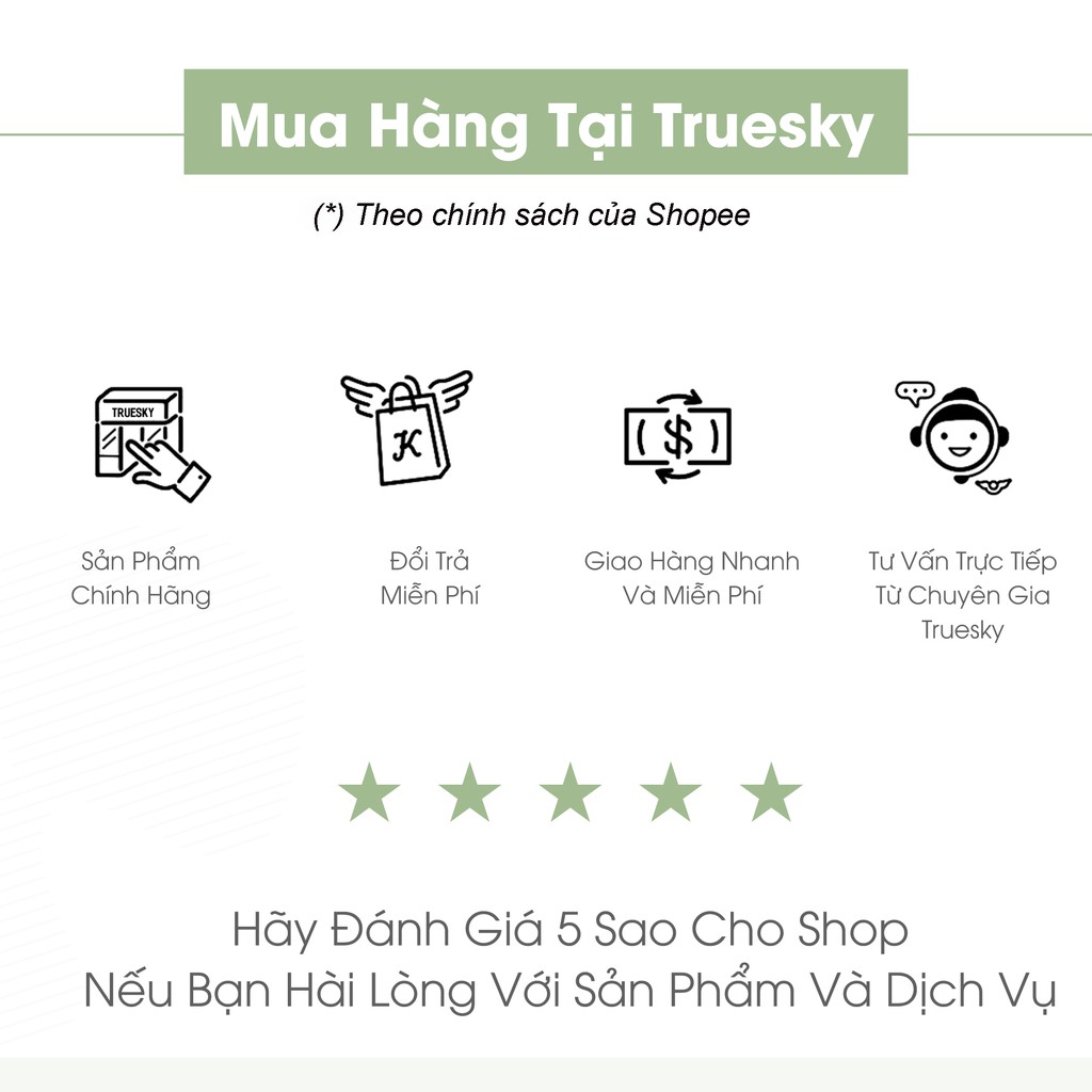 Bộ dưỡng trắng VIP04 Truesky gồm 1 sữa rửa mặt 60ml & 1 kem dưỡng trắng da mặt 10g & 1 kem dưỡng trắng toàn thân 100ml