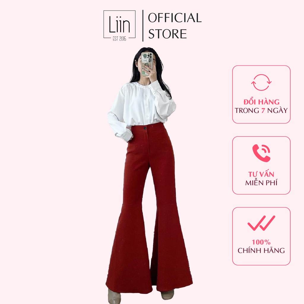 LIIN - Quần nữ ống suông đuôi cá