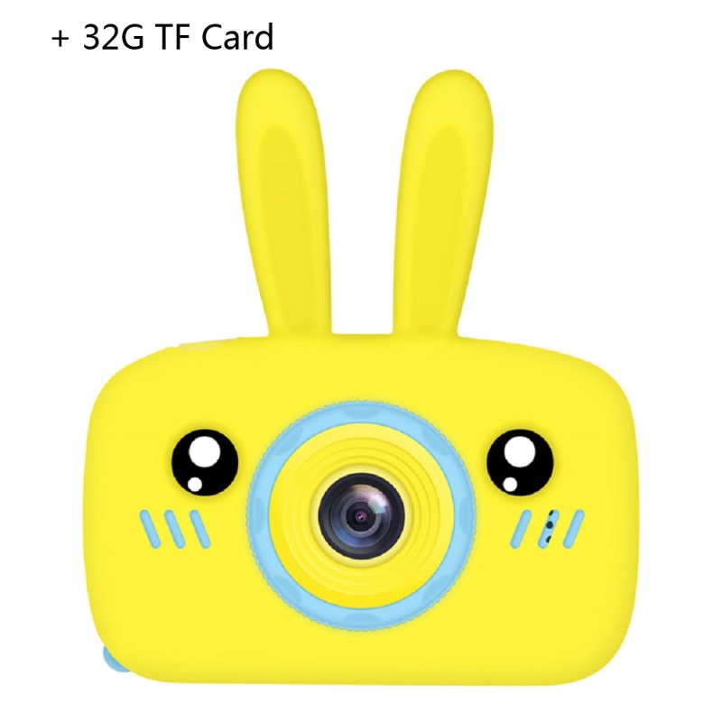 Máy ảnh đồ chơi hình tai thỏ mini 1080P dành cho bé
 | BigBuy360 - bigbuy360.vn