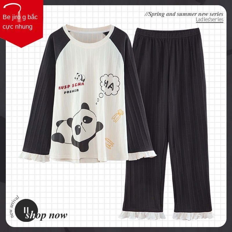 bộ ngủ nữ 20 mẫu thu đông cotton cao cấp dễ thương đồ mặc nhà | BigBuy360 - bigbuy360.vn