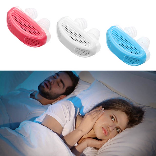Dụng Cụ Hỗ Trợ Chống Ngủ Ngáy Và Lọc Khí 2 in 1 Chính Hãng
