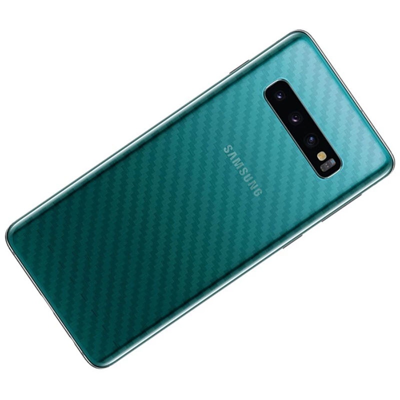 Miếng dán sợi carbon bảo vệ mặt sau điện thoại cho Samsung S21 Ultra S20 S10 S9 S8 Plus S20 Fe Note 20 Ultra 10 Lite 9 8
