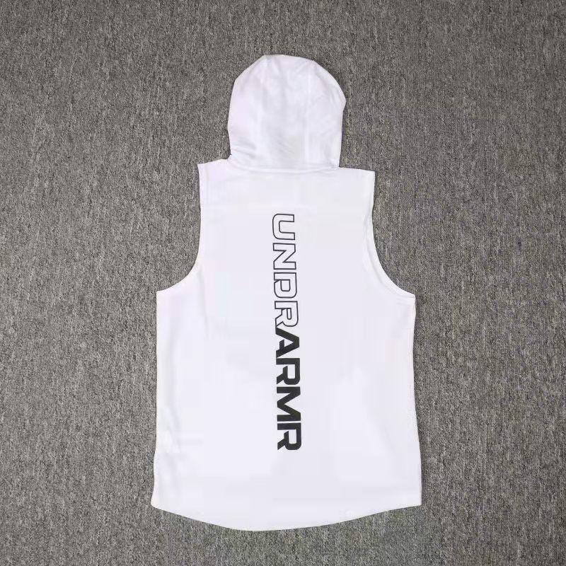 Áo Thun Thể Thao Sát Nách Có Mũ Trùm Đầu Dáng Rộng Mau Khô Thời Trang Cho Nam