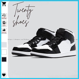 Giày Thể Thao Sneaker Nam Nữ 𝐉𝐨𝐫𝐝𝐚𝐧 PANDA Cao Cổ JD1 High Cổ Cao Đen Trắng Full Bill Box