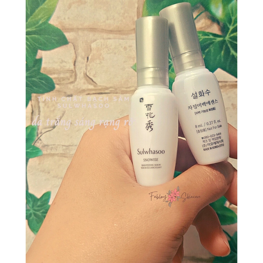 Serum Sulwhasoo dưỡng sáng da, căng mướt, cải thiện nếp nhăn từ nhân sâm CONCENTRATED GINSENG BRIGHTENING SERUM