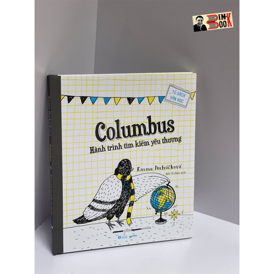 Sách - Columbus – Hành trình tìm kiếm yêu thương - Emma Pecháková– Crabit Books – Bìa cứng có áo in màu toàn bộ