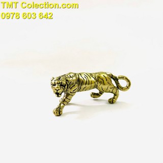 Móc Khóa Tượng Đồng Con Cọp, trưng trên bàn, làm quà tặng lưu niệm -TMT Collection - SP005216