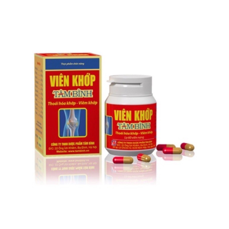 [HÀNG CHÍNH HÃNG] VIÊN KHỚP TÂM BÌNH -hỗ trợ viêm khớp,thoái hoá khớp khớp