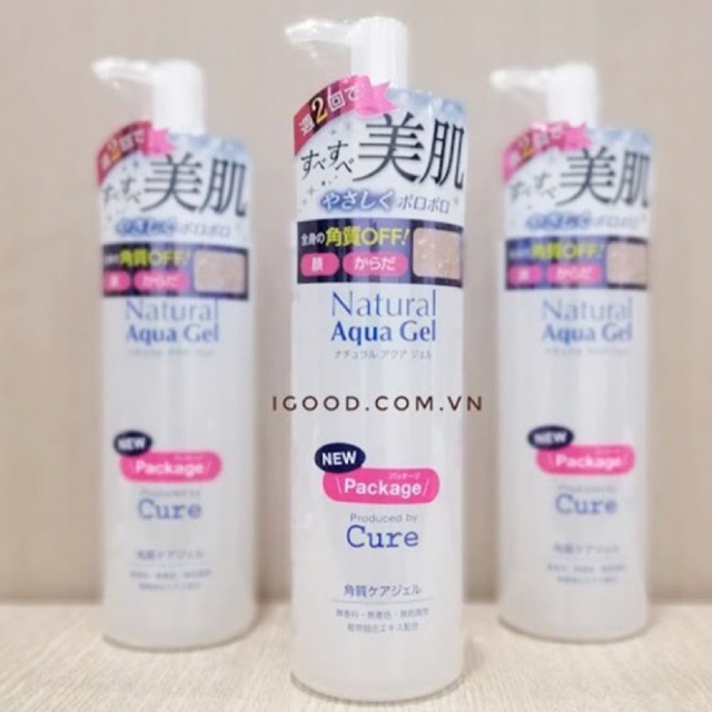 Gel Tẩy Da Chết Cure Natural Aqua Nhật Bản (mẫu mới)