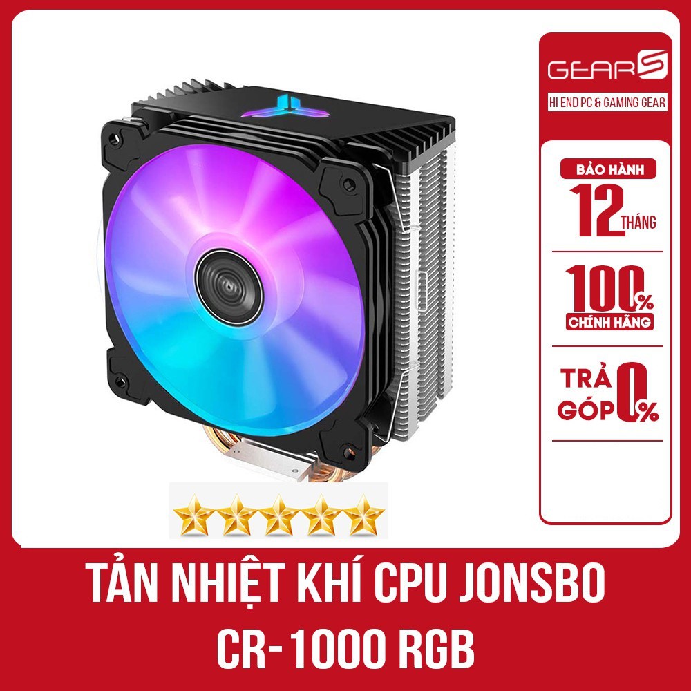 [Mã ELDEC10K giảm 10K đơn 20K] Tản nhiệt khí CPU Jonsbo CR-1000 RGB