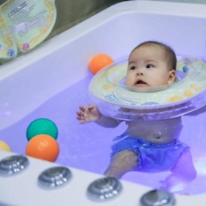 Chậu tắm, bồn, bể tắm gấp gọn cho bé tùy chọn có nhiệt kế, phao bơi kèm quà tặng hấp dẫn