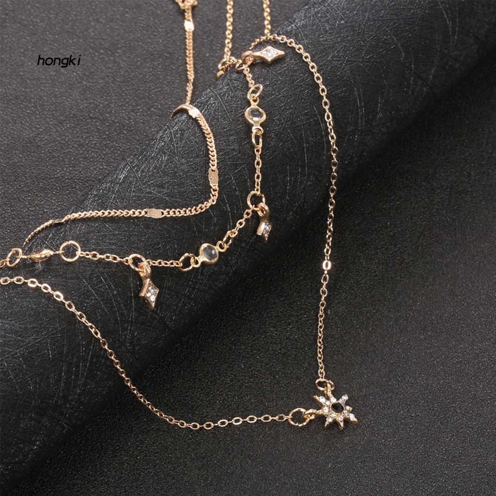 Vòng cổ MặT ĐíNh Kim Cương Giả ThờI Trang Cho Nữ