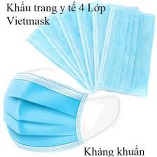 Hôp 50 chiếc khẩu trang 4 lớp kháng khuẩn pharmacyluc ( hàng xuất khẩu )