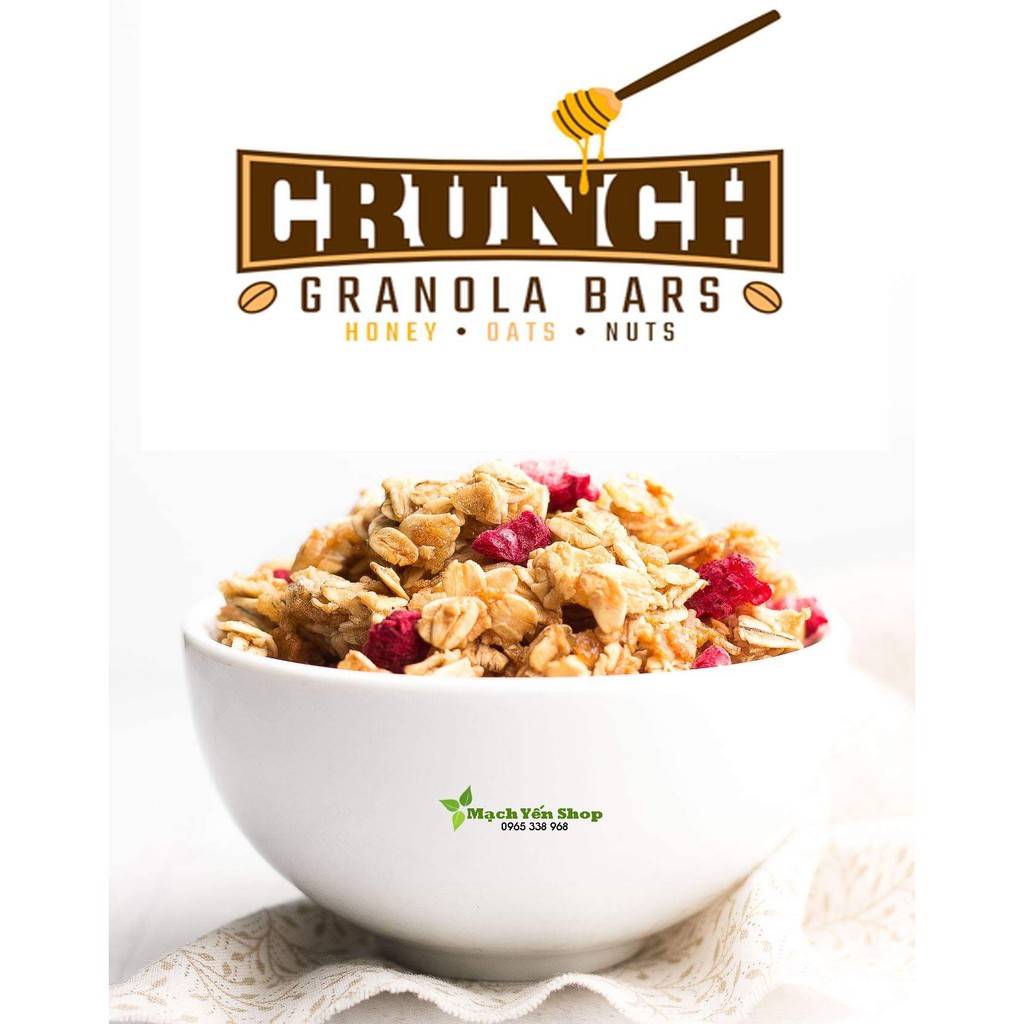 Granola yến mạch mix trái cây và hạt sấy