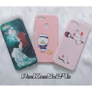 Ốp Lưng dẻo su mịn in hình ngộ nghĩnh dễ thương cho OPPO F9
