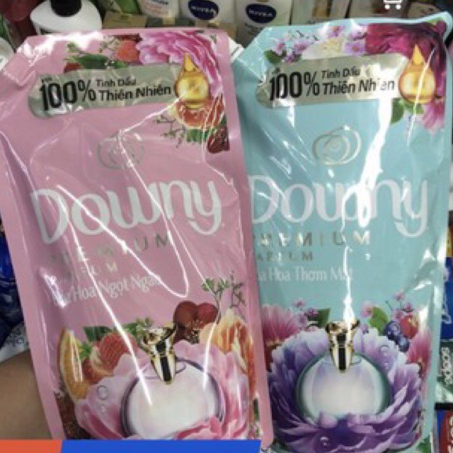 Nước xả vải Downy Đóa hoa thơm mát & ngọt ngào túi 1.4L