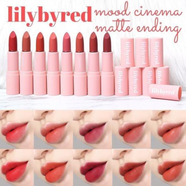 ✅ (HÀNG CHUẨN AUTHENTIC) Son Thỏi Lì, Siêu Mịn Lilybyred Mood Cinema Matte Ending