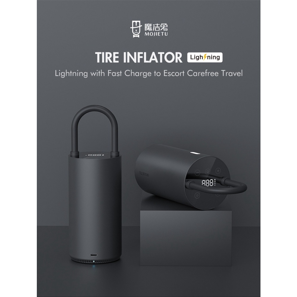 Máy Bơm Lốp Xe Thông Minh Xiaomi Roidmi Mojietu Có Sạc Nhanh Chất Lượng Cao