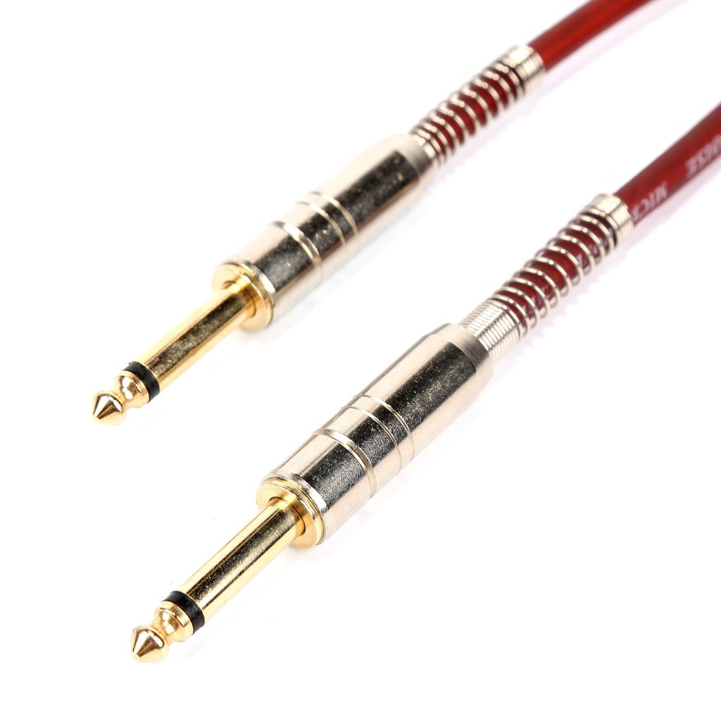 【1.5m/3m/5m/10m】6.35mm Jack To 6.35mm 1/4" Microphone Cable Guitar cord Mono Audio Aux Cable Adapter Jack Audio Cable Double Guitar