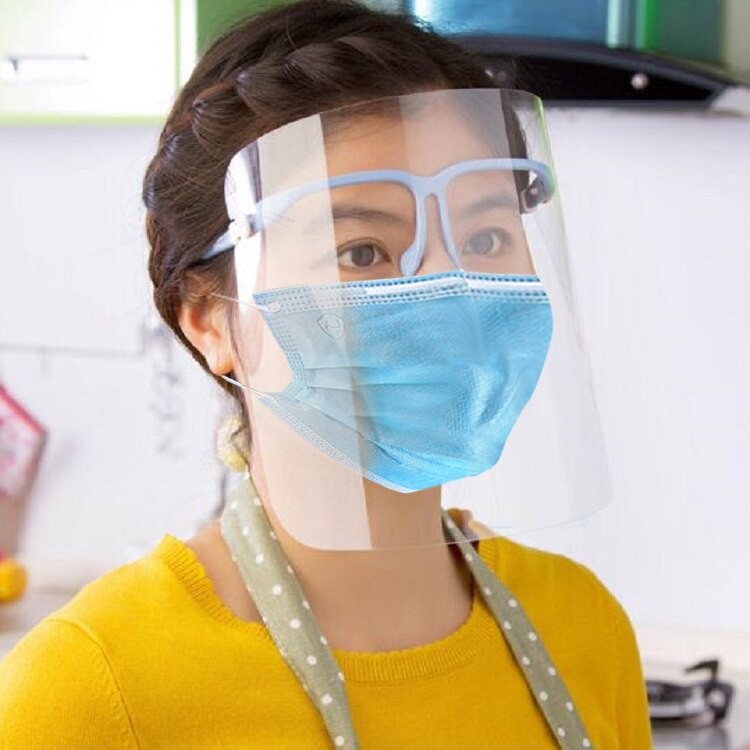 Tấm Che Y Tế Face Shield Kính Chắn Giọt Bắn Chống Bụi Ngăn Giọt Bắn Loại Có Gọng