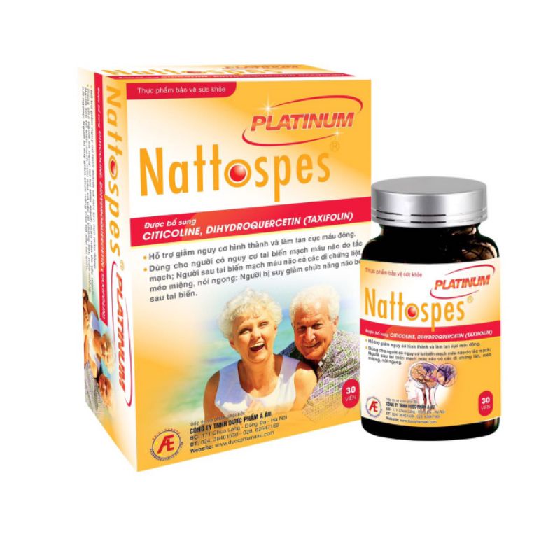 [CHÍNH HÃNG ] Nattospes PLATINUM công thức cải tiến mới phòng tai biến mạch máu não