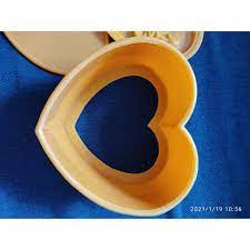 KHUÔN XÔI TRÁI TIM HÌNH HOA HỒNG 15 CM x 12,5 CM x 7 CM - VĨNH TRƯỜNG