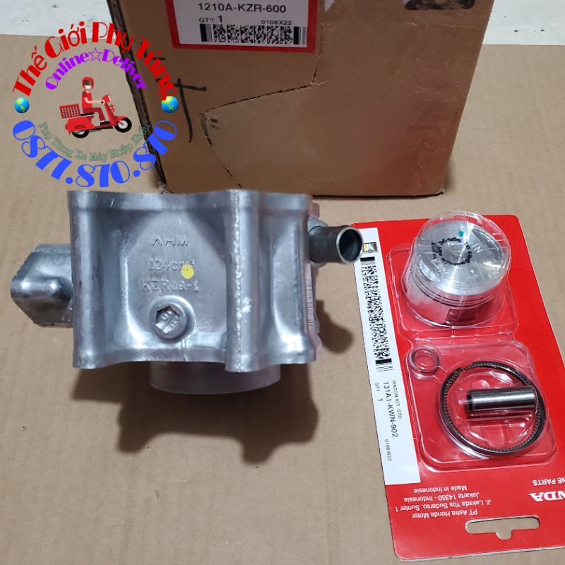 FULL NÒNG PISTON BẠC VARIO 125cc, AB 13-19 ZIN MỚI HÀNG NHẬP KHẨU