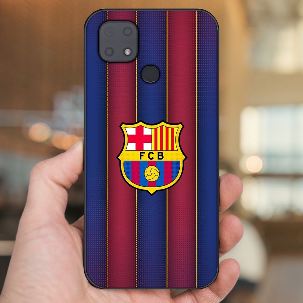 Ốp lưng Xiaomi Redmi 10C viền đen in hình Barcelona Barca