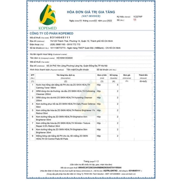 Kem dưỡng da chống lão hóa Zo Skin Health Wrinkle Texture Repair 0.5% Retinol