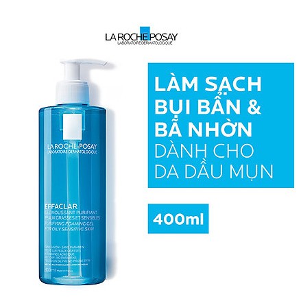 Sữa rửa mặt tạo bọt La Roche Posay 400 cho da dầu