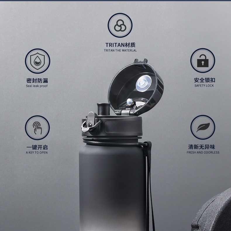 Bình Nước Thể Thao Uzspace 350ml / 500ml / 1000ml / 1500ml Không BPA