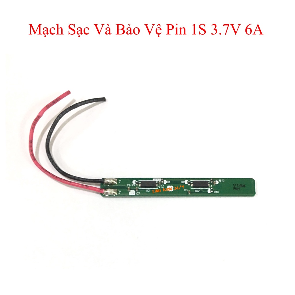 MẠCH SẠC VÀ BẢO VỆ PIN 1S 3.7V 6A