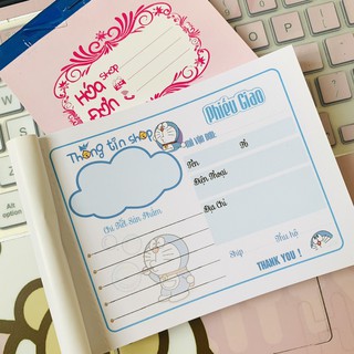 [CÓ SẴN] Phiếu giao hàng đoremon xinh xắn