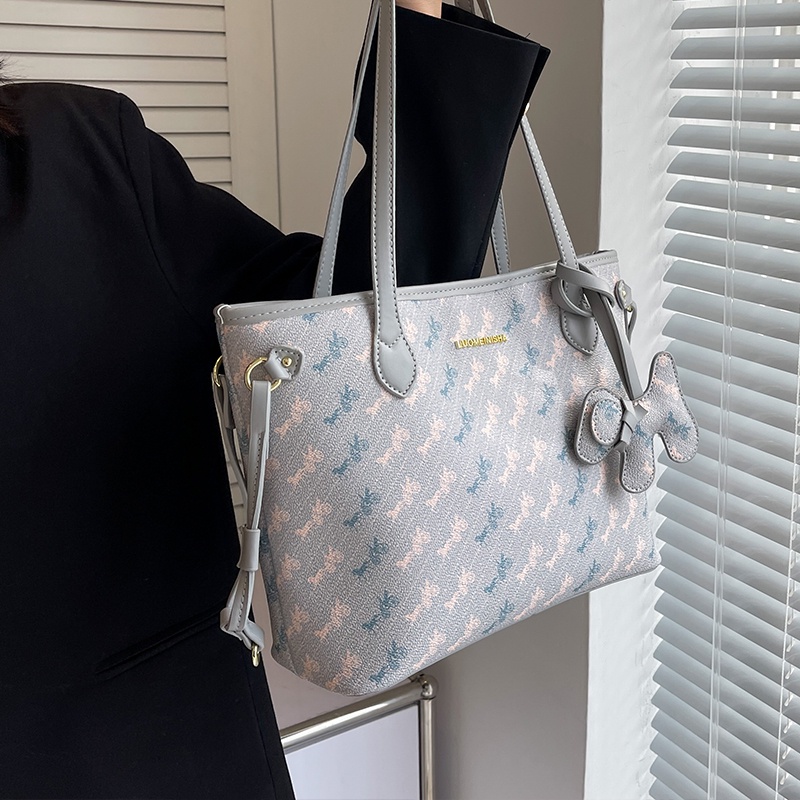 D365 Túi xách bản to khóa kéo phù hợp đi chơi đi làm