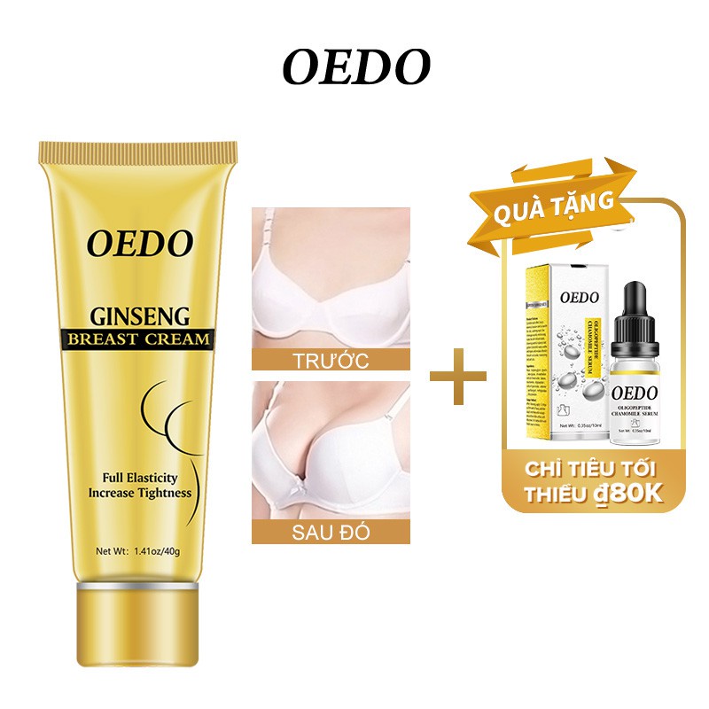 [Hàng Hot ] GIinseng Kem nâng ngực OEDO Massage Ngực se khít .tăng 3-5 size giảm chảy xệ sau sinh 40g | BigBuy360 - bigbuy360.vn