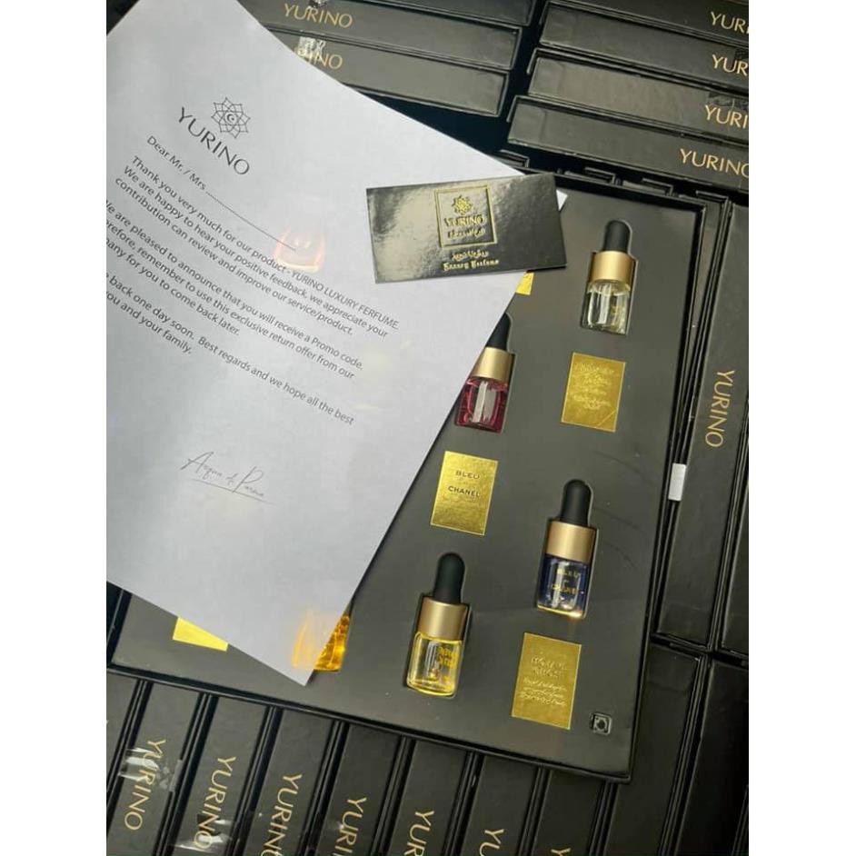 Set Nước Hoa YURINO 8 Chai Có Đèn Siêu Đẹp Bao Chuẩn | Thế Giới Skin Care
