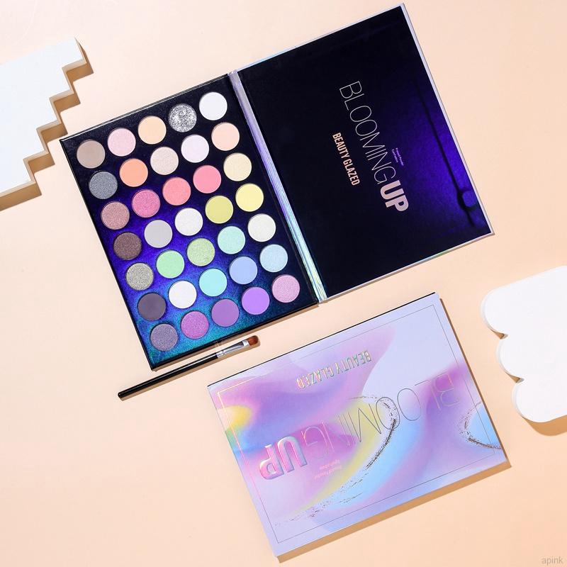 [EXO] Beauty Glazed 35 Colors Eyeshadow Palette Matte Shimmer Waterproof Eye Shadow Cosmetics Best Gifts