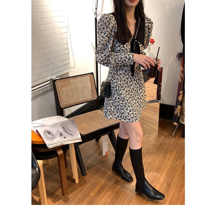 đầm đen váy ngắn váy hoa nhí vintage đầm khoét eo váy nữ xinh đầm tay dài váy tiểu thư sang chảnh đầm bigsize nữ đầm đi tiệc