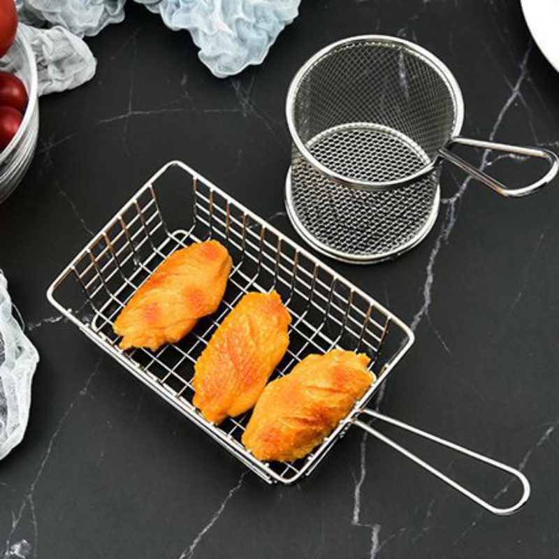 Rổ chiên khoai tây bằng thép không gỉ tiện dụng cho nhà bếp