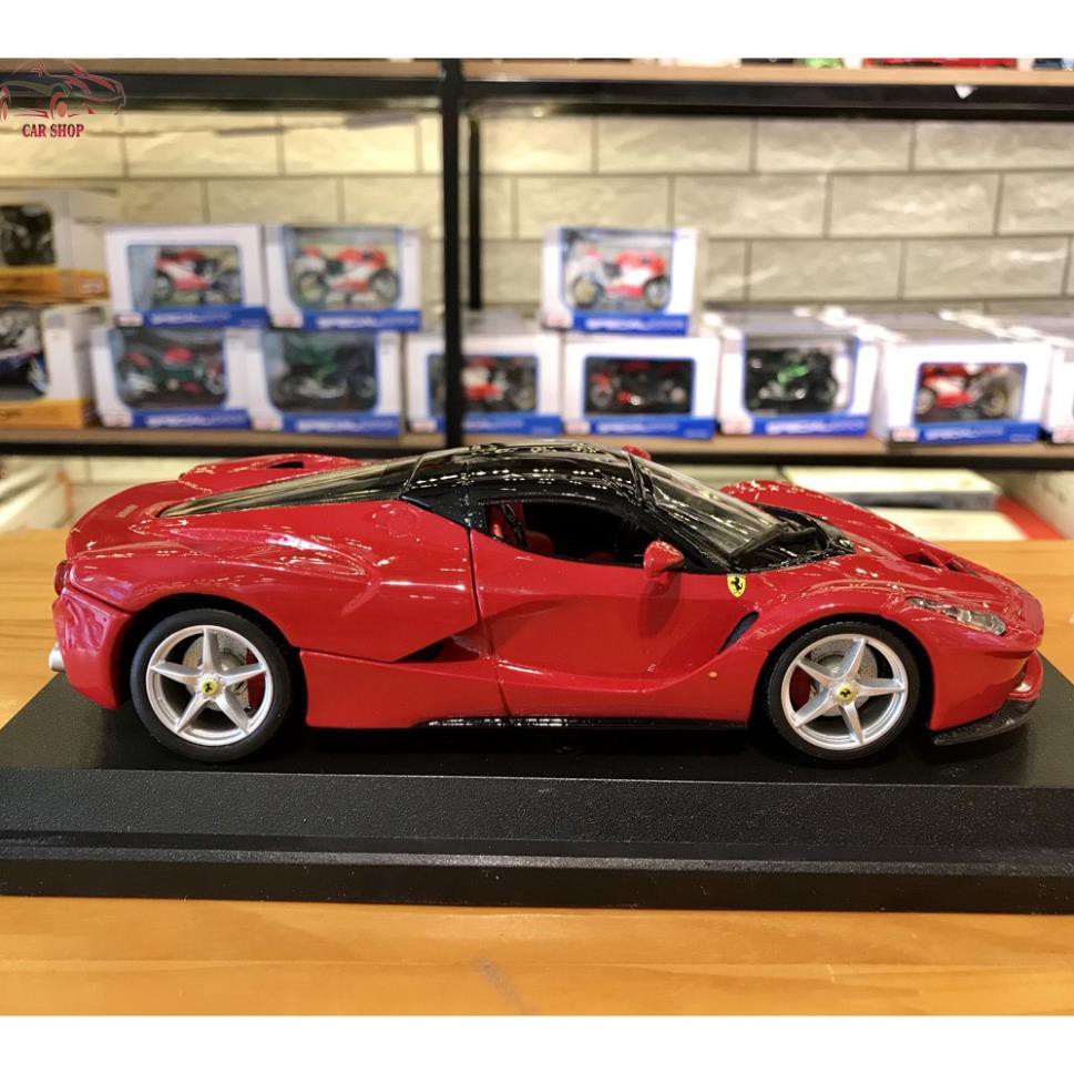 Mô Hình Ferrari LaFerrari 💩GIÁ RẺ💩 Tỉ Lệ 1:24 Hãng Burago Màu Đỏ