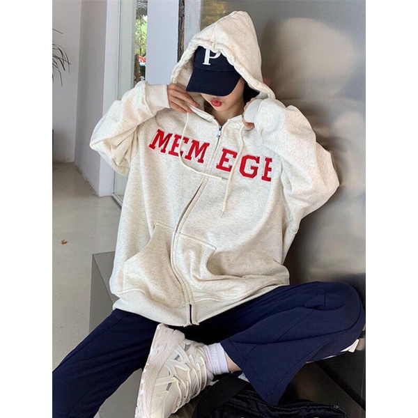 Khoác Nỉ Hoodie Mem Nhiều Màu Unĩe Nam Nữ Tay Bồng Dáng Rộng Mũ To Hàn Quốc Basic Sweater