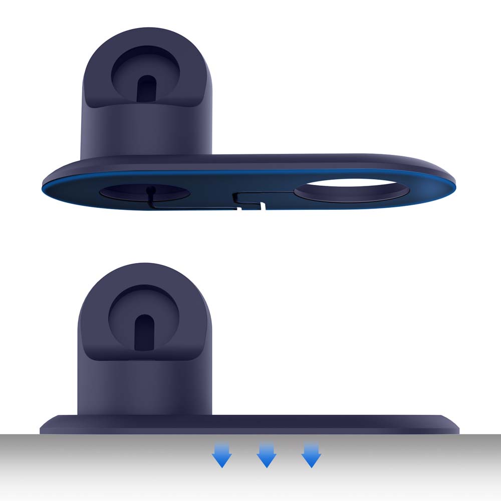 Đế Sạc Bằng Silicone Cho Đồng Hồ Thông Minh i-Watch Series 7 6 5 1/2/3/4 44Mm 45mm 42Mm 41mm 40Mm 38Mm For Magsafe i-phone 12 pro max 13