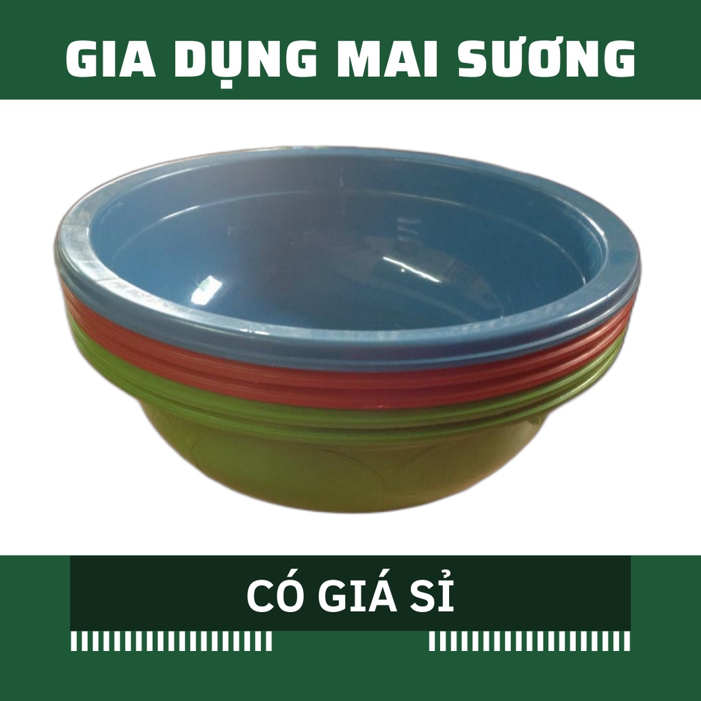 [Giá Sỉ] Thau Chậu Nhựa Mủ Lớn Loại 2 Nhựa Thường Giá Rẻ 40 - 55cm