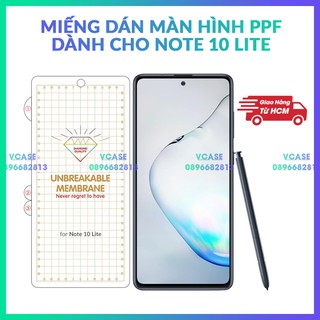 Miếng Dán Màn Hình Mặt Trước PPF Dành Cho Samsung Galaxy Note 10 Lite