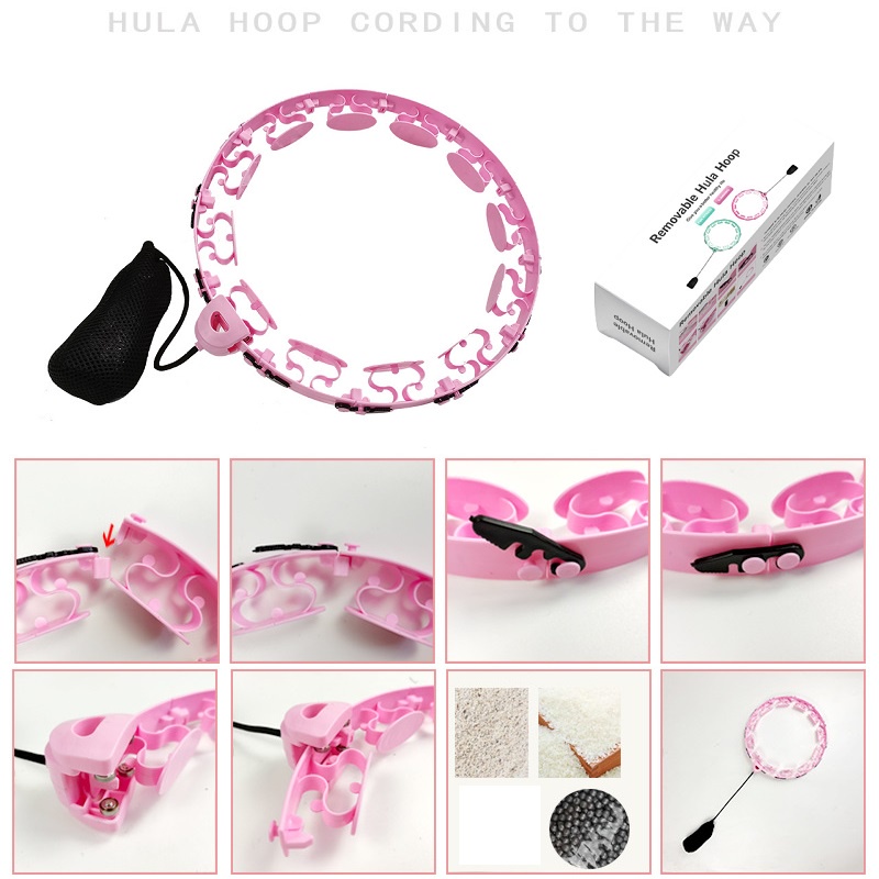 Vòng Lắc Eo Bụng Thông Minh HULA HOP Giảm Câm Cho Eo Thon Gọn