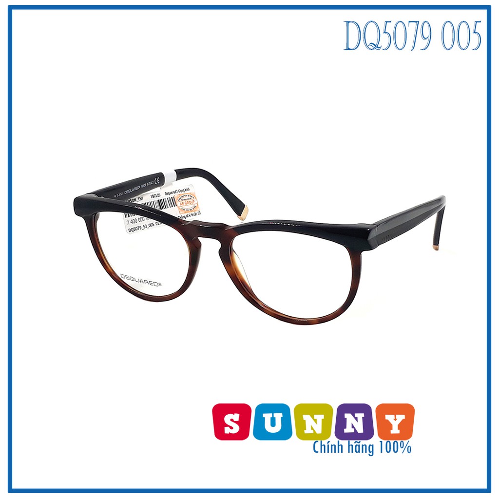 Kính cận DSquared2 DQ5079 005 - bảo hành vĩnh viễn, sp chính hãng 100%, thiết kế dễ đeo bảo vệ mẳt